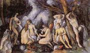 Paul Cezanne The Large Bathers oil painting reproduction
